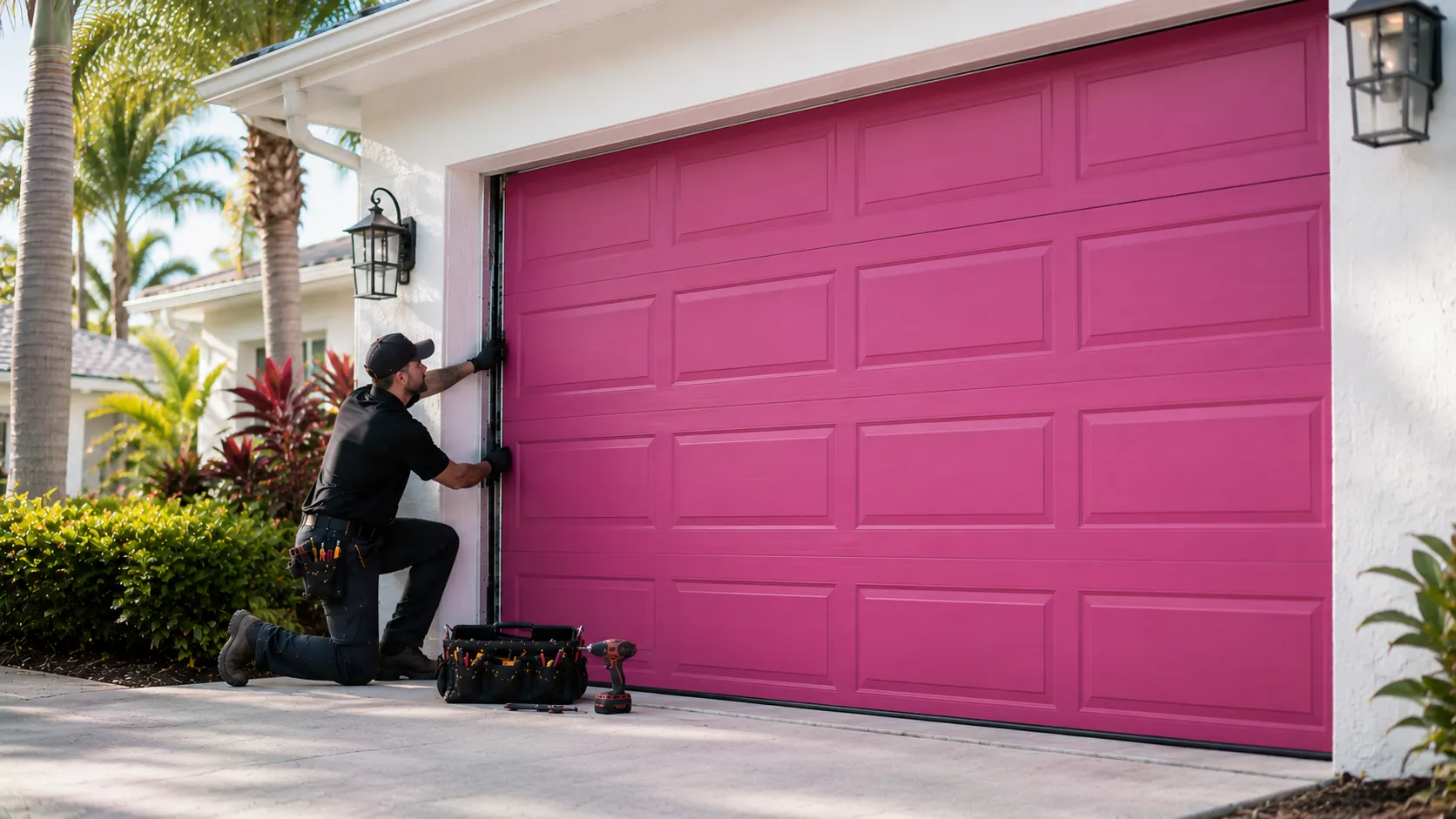 Tell us what’s wrong - Northbrook garage door service
