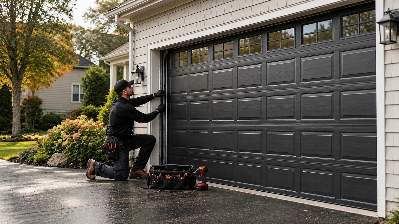 New Garage Door Installation for Glencoe Homes