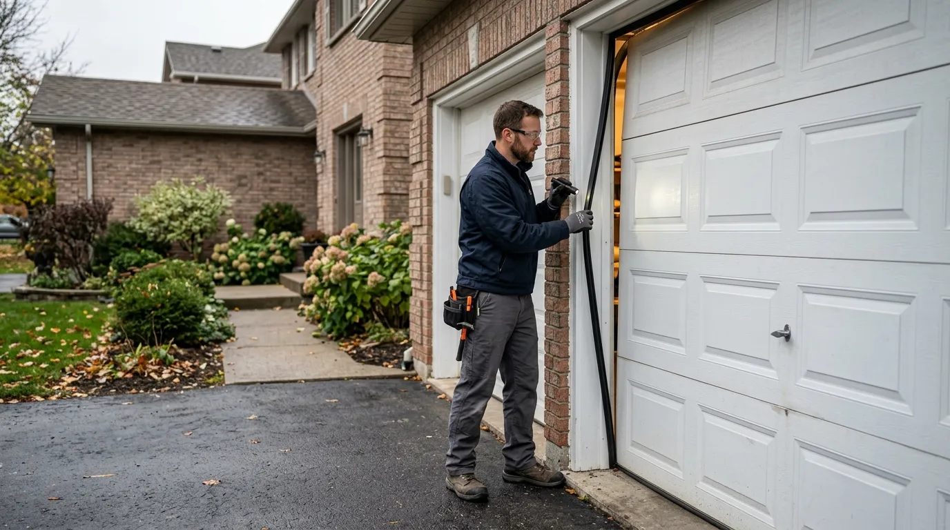 Commercial roll-up garage door