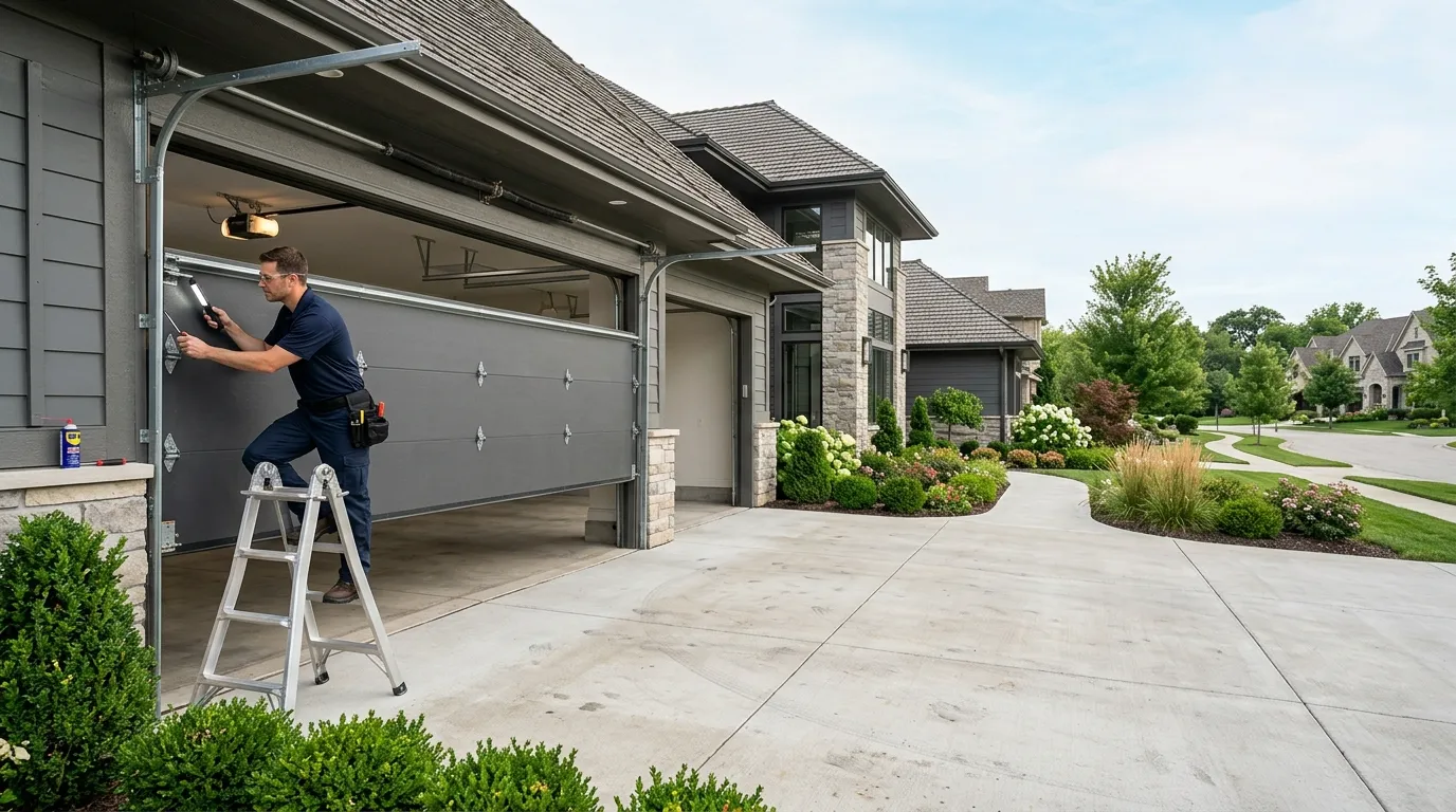 Repaired & tested - Northbrook garage door service