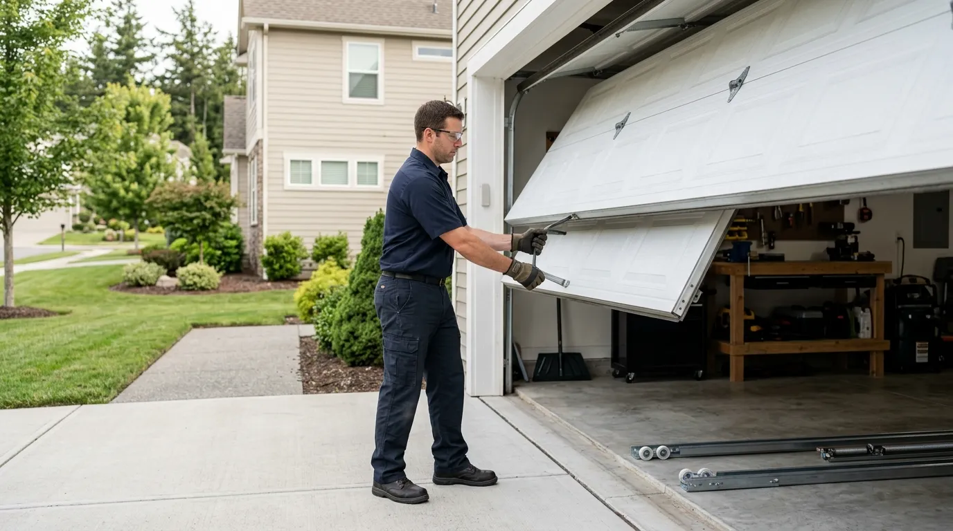 Repaired & tested - Northbrook garage door service