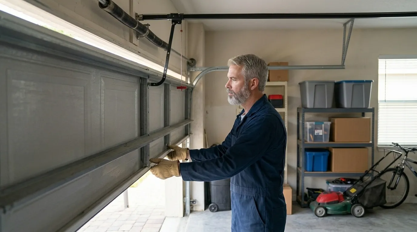 Repaired & tested - Northbrook garage door service