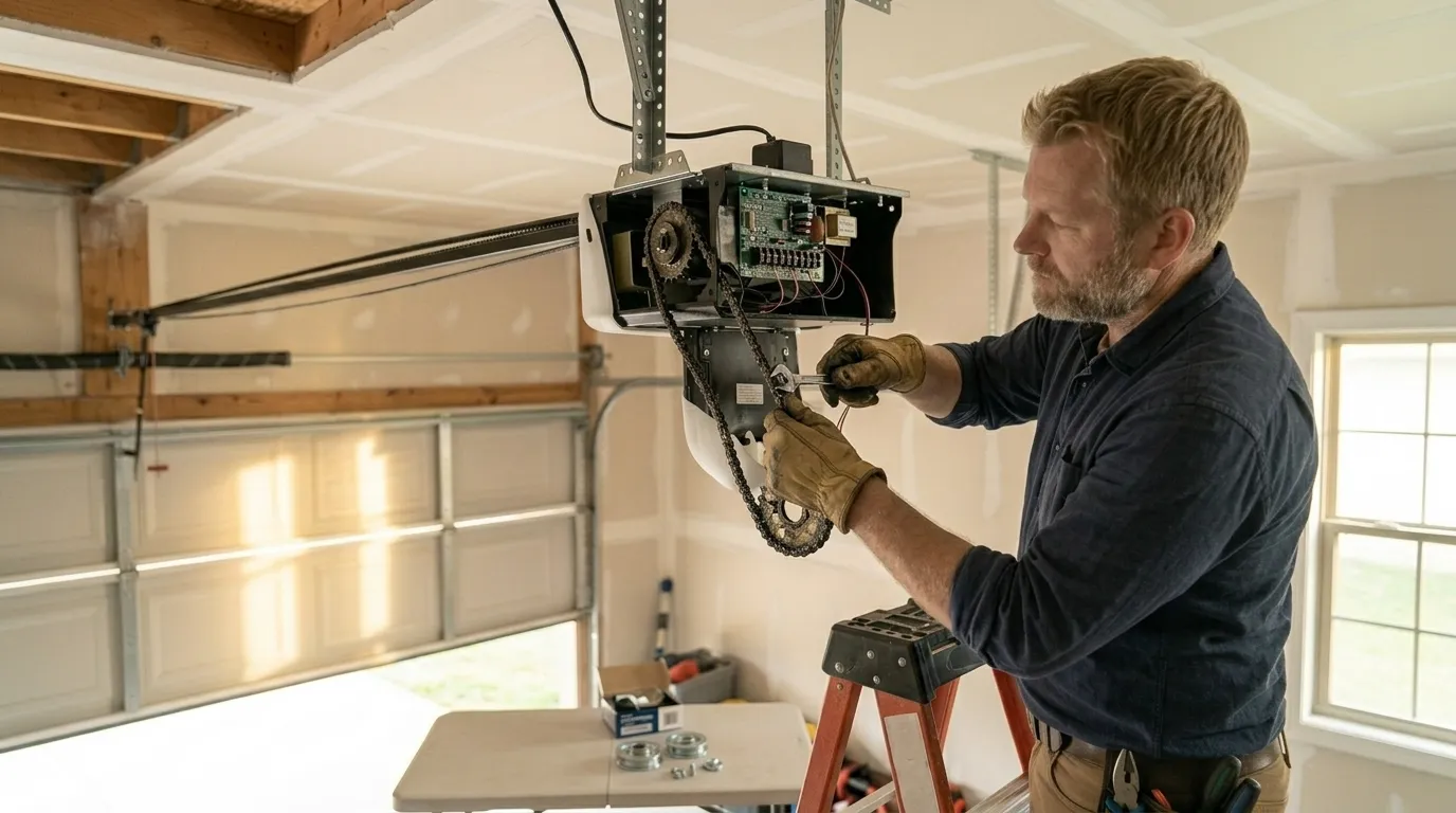 Repaired & tested - Northbrook garage door service