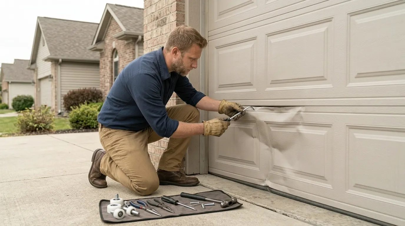 Repaired & tested - Northbrook garage door service